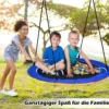 Ø100 cm Baumschaukel für Kinder doppelseitige Farbe Bunt + Blau