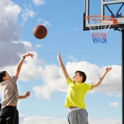 Ø45cm/37cm Basketballkorb mit Ring & Netz für Tür & Wandmontage Indoor Mini Basketball Korb