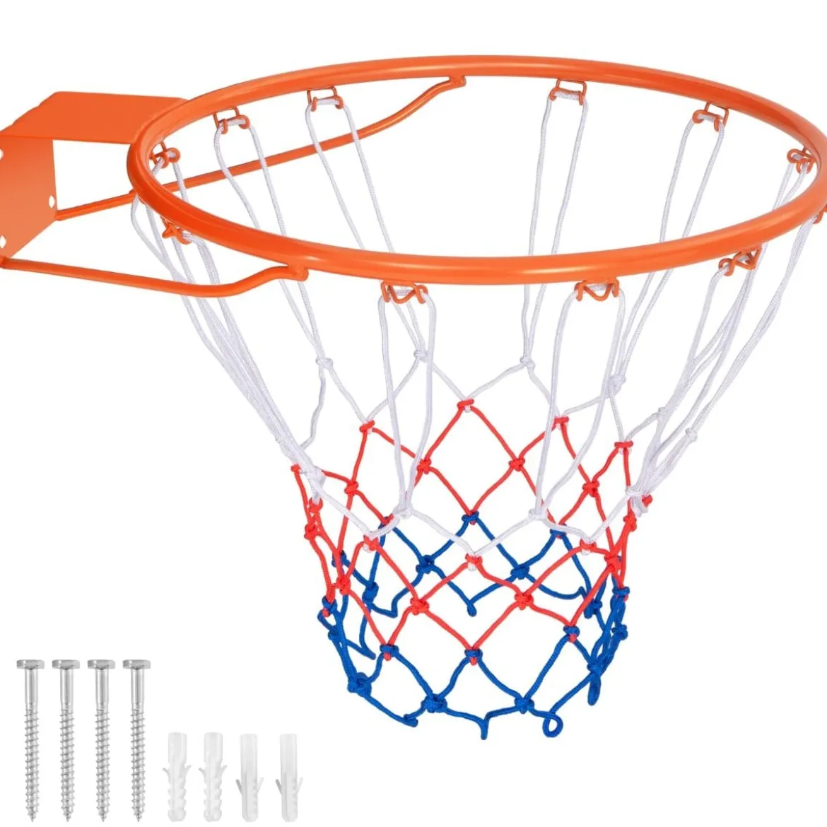 Ø45cm/37cm Basketballkorb mit Ring & Netz für Tür & Wandmontage Indoor Mini Basketball Korb