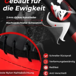 178 cm Freistehender Boxsack Standboxsack mit Befüllbarem Saugfuß MMA Kickboxsack Punching Ball