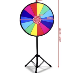 φ 60 cm GlücksradSpielzeug Farbe Rad Spiele für Lotteriespiele Wortspiele 24