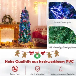 150 cm großer künstlicher Weihnachtsbaum Festtagsbaum zu Hause Grün