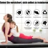 300 cm Gymnastikmatte Elektropumpe Turnmatte aufblasbar Tumbling Matte Silber