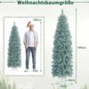 180 cm hoher Beleuchteter Weihnachtsbaum Aufklappbarer Festtagsbaum Grün