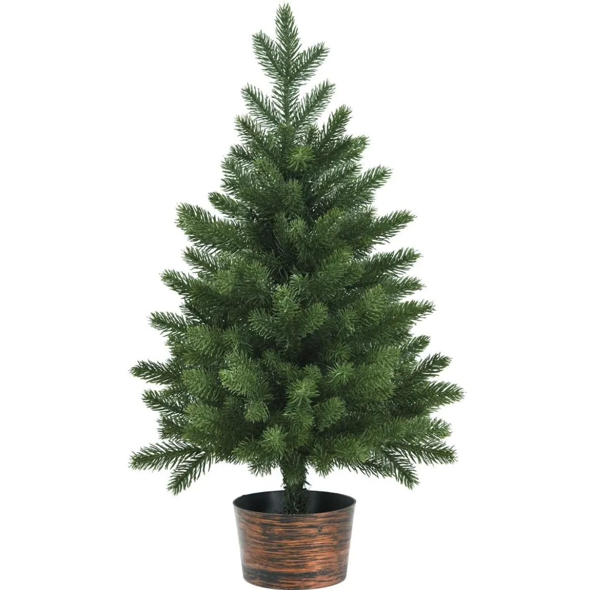 60 cm hoher künstlicher Tischbaum unbeleuchteter künstlicher Weihnachtsbaum Grün