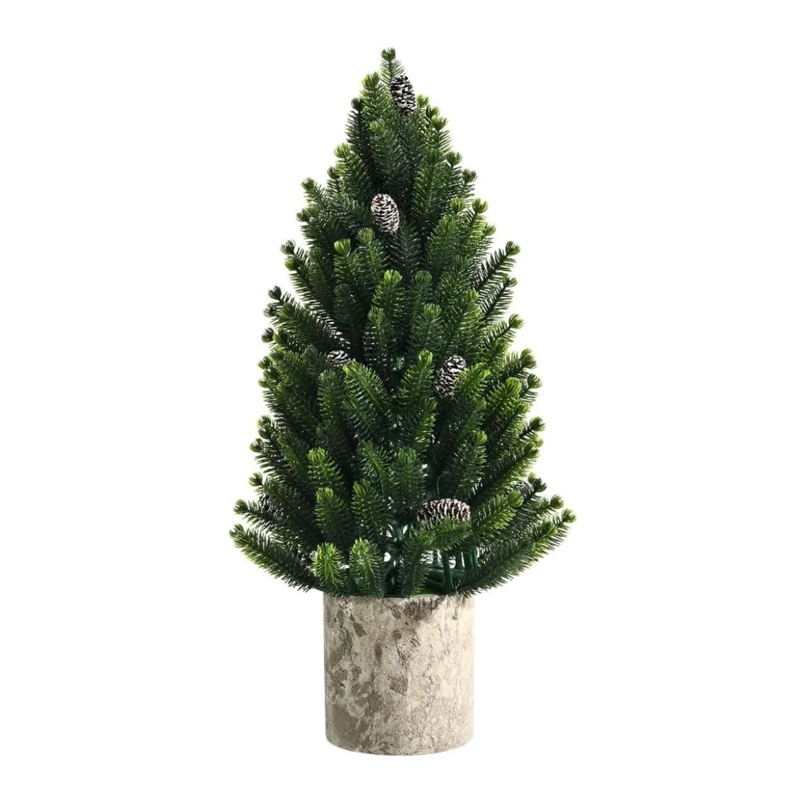 47 cm hoher realistischer Mini-WeihnachtsbaumKünstlicher Tisch-Weihnachtsbaum Grün