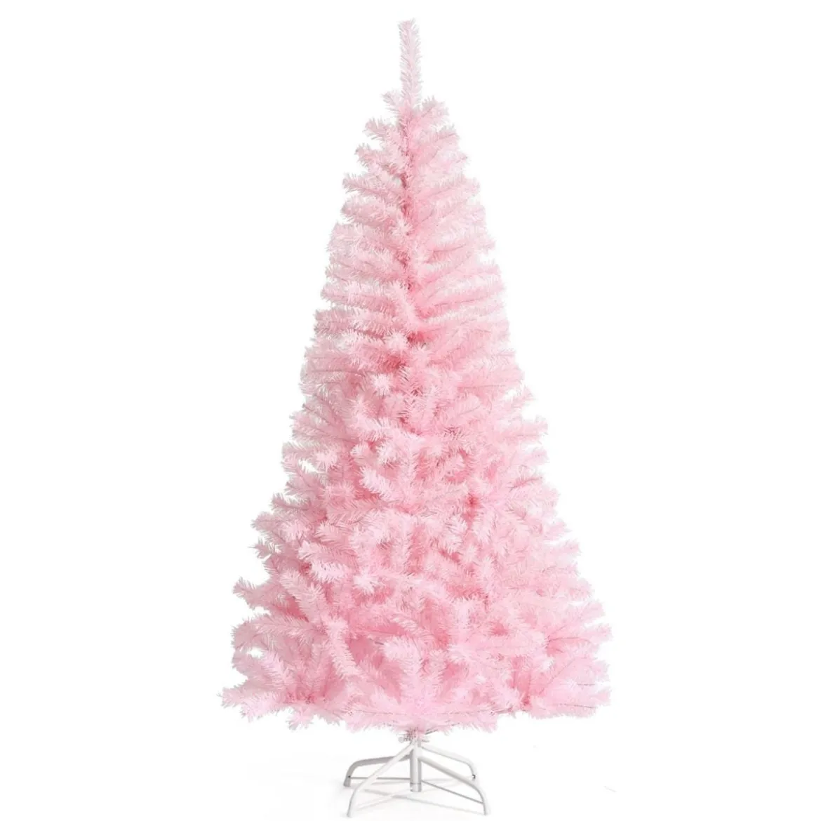 150 cm hoher rosa Weihnachtsbaum voller künstlicher Weihnachtsbaum mit buntem Glitzer