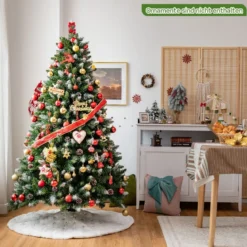 180 cm hoher verschneiter künstlicher Weihnachtsbaum mit Tannenzapfen und Schnee Grün + Weiß