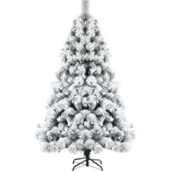 180 cm Hoher Verschneiter Schlanker Weihnachtsbaum Künstlicher Weihnachtsbaum