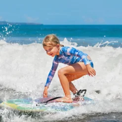 94 cm Kinder Bodyboard mit EPS-Kern & XPE-Deck & HDPE-Unterseite & Handgelenkschlaufe Surfboard