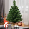 60/90cm Künstlicher Weihnachtsbaum Tannenbaum mit Zementbasis Christbaum Grün