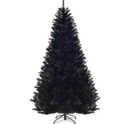 225 cm künstlicher Weihnachtsbaum Christbaum Kunstbaum weinachten Dekobaum Schwarz