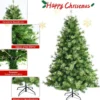 180 cm künstlicher Weihnachtsbaum luxuriöser klappbarer Weihnachtsbaum aus 100% neues PVC Grün