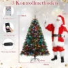180 cm Künstlicher Weihnachtsbaum mit 370 APP-Gesteuerte Mehrfarbige RGB-Lichter Kunstbaum