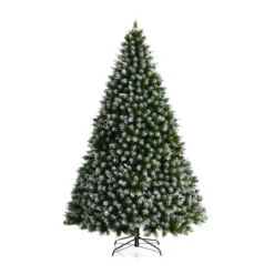 150 cm künstlicher Weihnachtsbaum mit Schnee luxuriöser verschneiter Weihnachtsbaum Grün