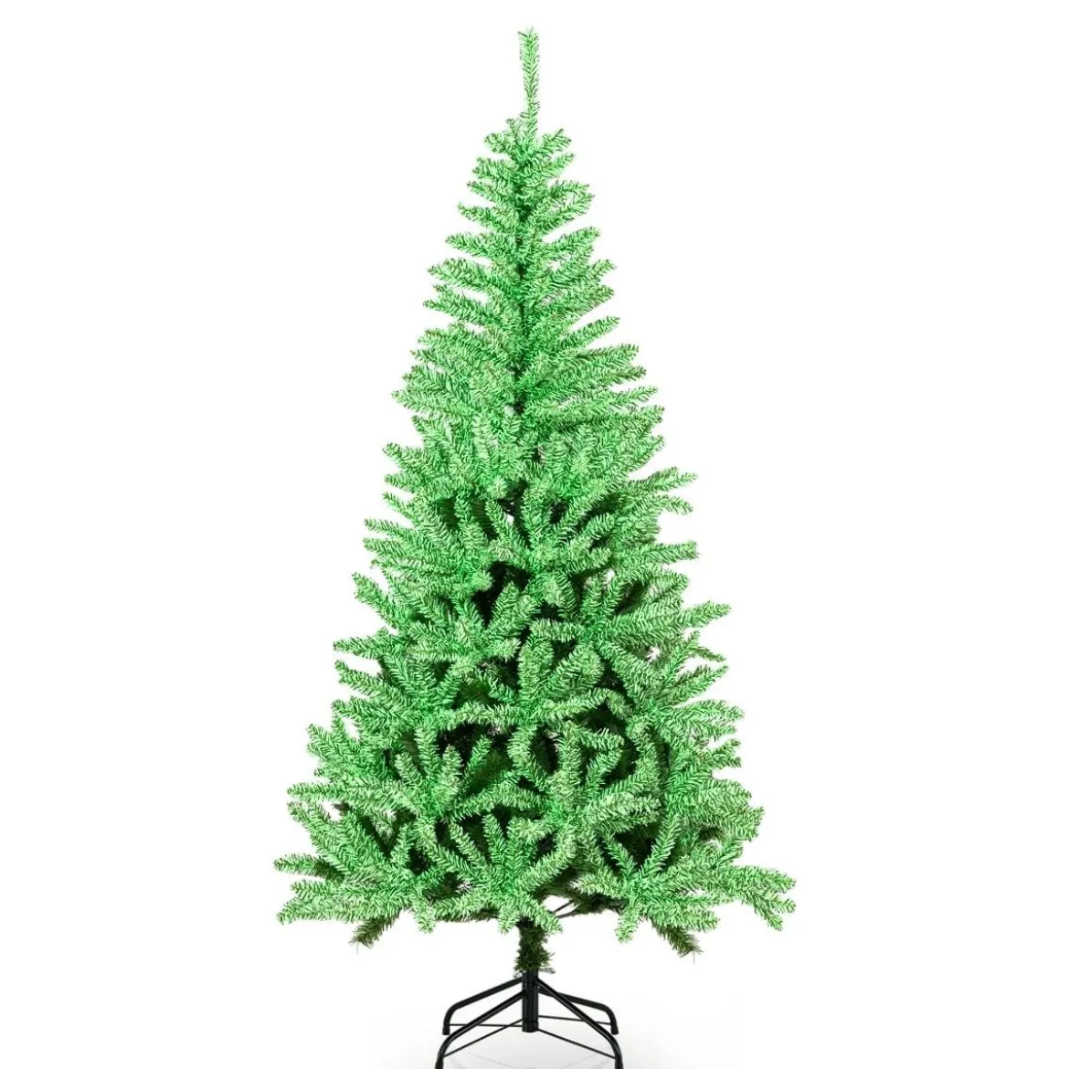 180 cm Künstlicher Weihnachtsbaum im Dunkeln Leuchtend Tannenbaum Christbaum Kunstbaum