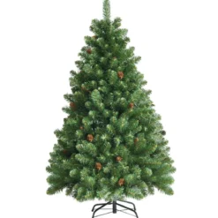 150 cm Künstlicher Weihnachtsbaum Klappbarer Tannenbaum Grün