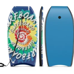 94 cm Langes Bodyboard für Kinder mit EPS Kern & XPE Deck & HDPE Unterseite Surfbrett Wirbelmuster