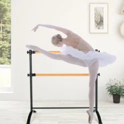 120 cm lange tragbare Ballettausrüstung freistehende Doppel-Ballettstange höhenverstellbare Stange