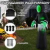 245CM Outdoor Halloween Deko LED Aufblasbarer Halloween-Geist Ohngesicht Dekogeist