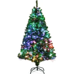 150 cm Premium-Weihnachtsfichte mit Glasfaseroptik Künstlicher Weihnachtsbaum Grün