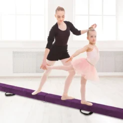 270 cm Schwebebalken Kinder Balancierbalken klappbar Gymnastikbalken mit Tragegriff