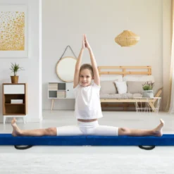 270 cm Schwebebalken Kinder Balancierbalken klappbar Gymnastikbalken mit Tragegriff