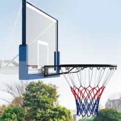 Ø45cm Standard Basketballkorb mit Netz Mini Basketball Korb für Wandmontage Schwarz