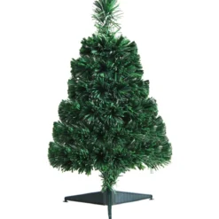 60 cm Tisch-Weihnachtsbaum Beleuchteter Mini-Weihnachtsbaum Grün