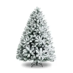 180 cm Verschneiter Weihnachtsbaum Künstlicher Kunstbaum mit Schneefall