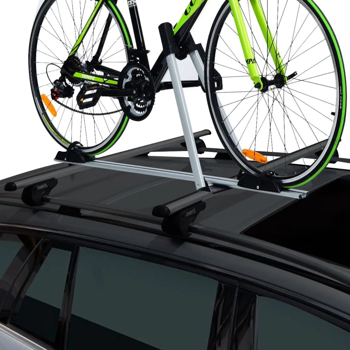 Dachfahrradträger für 1 Fahrrad mit Diebstahlsicherung Rostschutz-Aluminiumlegierung Universalhalterung
