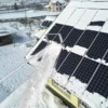 Dachschneeräumer mit Rädern Alu Dach Schneeschaufel Schneeschieber Dachräumer