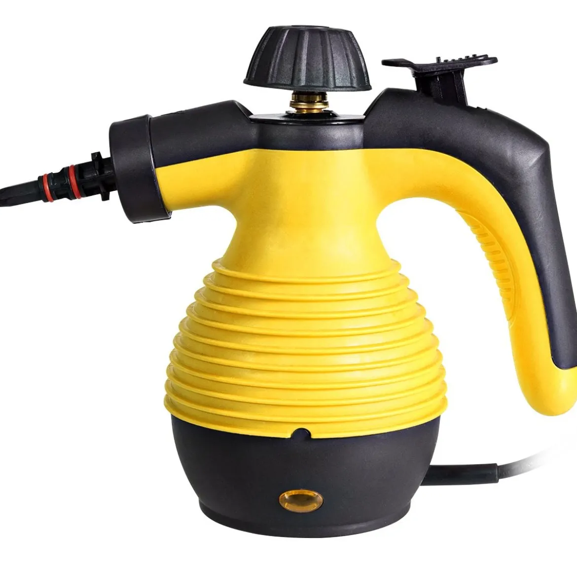 Dampfreiniger Handgerät 9-teiliges Zubehör-Set und sicheres Design Dampfreinigen Gelb