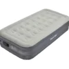 Doppel-Luftmatratze tragbares Luftbett mit eingebauter Pumpe 191 x 90 x 35 cm Grau