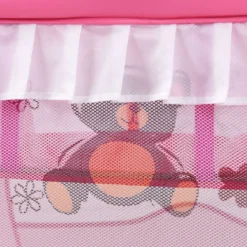 2 Ebenen Klappbares Babybett Kinderreisebett Laufstall mit Wickelauflage