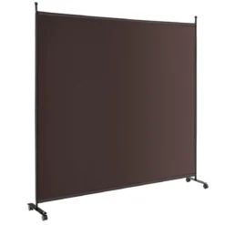 Einzelner Raumteiler mit einem Panel Breiter Sichtschutz 184 x 30 x 184 cm