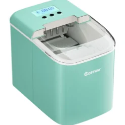 Eiswürfelmaschine Ice Maker Eismaschine Eiswürfelbereiter inkl. Eiswürfelschaufel Eiswürfel Grün