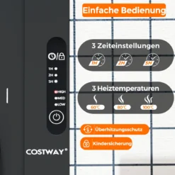 Elektrische Silikon Lebensmittel-Wärmematte mit Schneller Vollflächenheizung Rollbarer Schwarz 64 x 41 x 2 cm