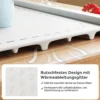 Elektrische Wärmematte Rollbare Warmhalteplatte Silikon Speisewärmer für Lebensmittel Weiß