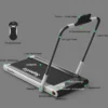 Elektrisch Laufband 1-12km/h LED Display Klappbar Heimtrainer Fitnessgerät 120kg Silber