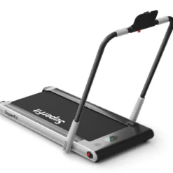 Elektrisch Laufband 1-12km/h LED Display Klappbar Heimtrainer Fitnessgerät 120kg Silber