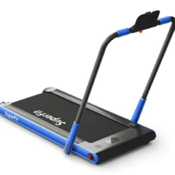 Elektrisch Laufband 1-12km/h LED Display Klappbar Heimtrainer Fitnessgerät 120kg Navy