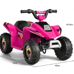 Elektroauto für Kinder Elektro Kinderquad Kindermotorrad 73 x 40 x 44,5 cm