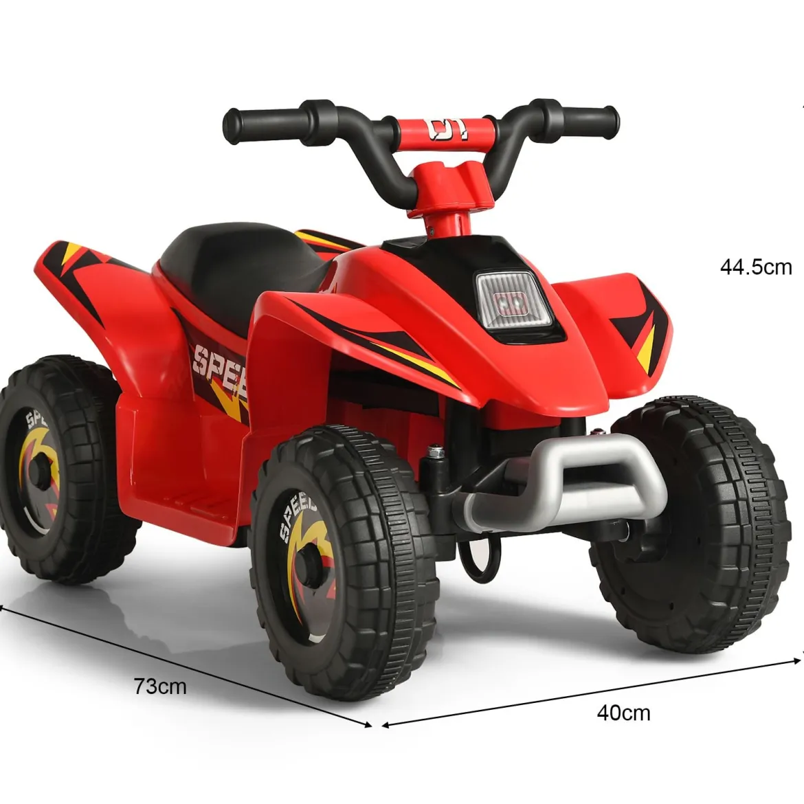 Elektroauto für Kinder Elektro Kinderquad Kindermotorrad 73 x 40 x 44,5 cm