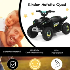 Elektroauto für Kinder Elektro Kinderquad Kindermotorrad 73 x 40 x 44,5 cm