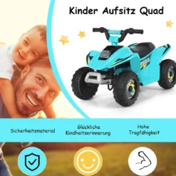 Elektroauto für Kinder Elektro Kinderquad Kindermotorrad 73 x 40 x 44,5 cm