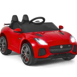 Elektro Kinderauto mit Geschichten & Musik & Hupe & Scheinwerfer & 2,4G Fernbedienung