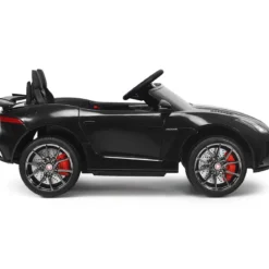 Elektro Kinderauto mit Geschichten & Musik & Hupe & Scheinwerfer & 2,4G Fernbedienung