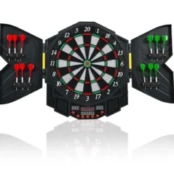 Elektronische Dartboard Dartscheibe Dartautomat LED Dartspiel Dartpfeil + 12 Pfeile