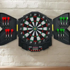 Elektronische Dartboard Dartscheibe Dartautomat LED Dartspiel Dartpfeil + 12 Pfeile